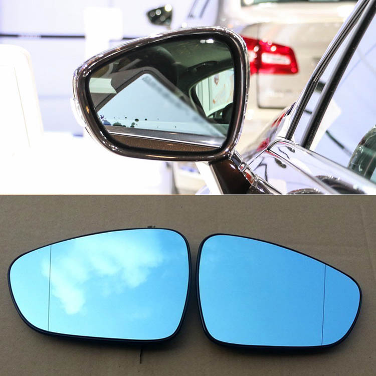 For Citroen C5 Car Rearview Mirror Wide Angle Hyperbola Blue Mirror Arrow LED Turning Signal Lights-image-561863815