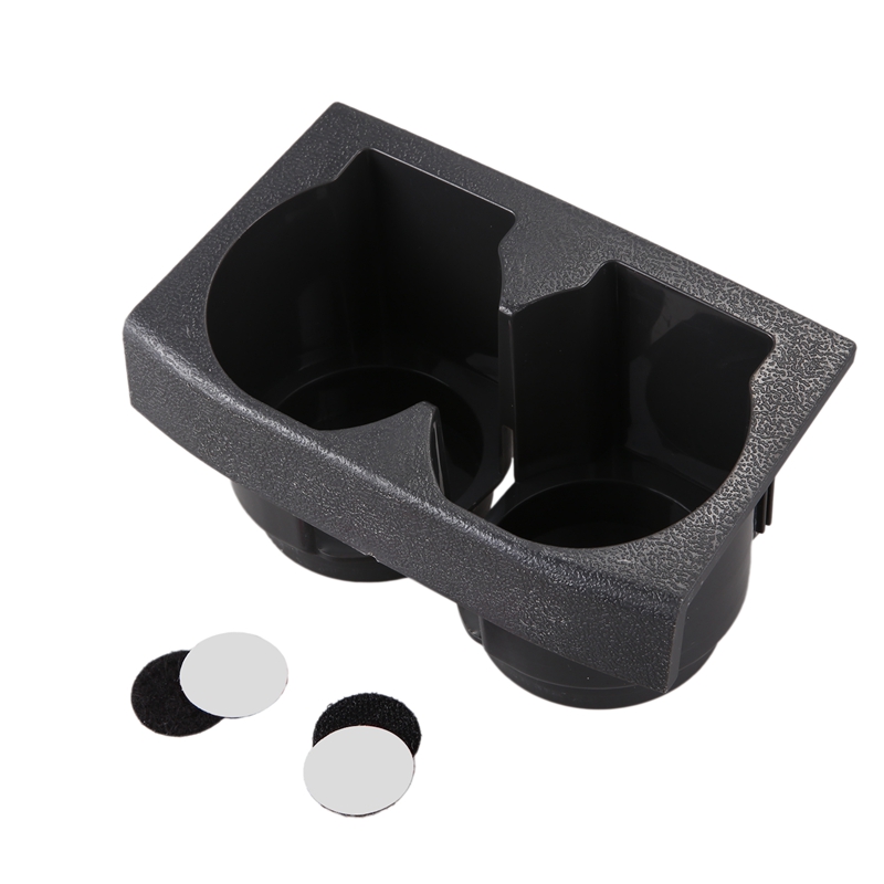 

Car Front Center Console Dual Water Cup Holder Insert Black 68430-VB100 for Early GU Y61
