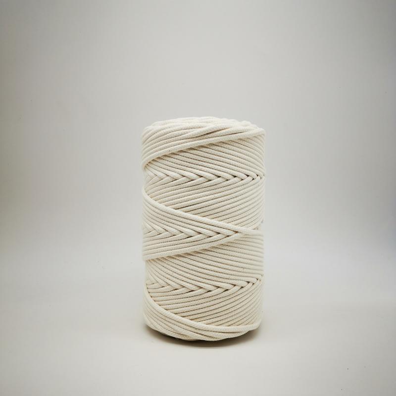 

Ropemate natural white 4mm Braided Macrame Cord 100M crafted cotton rope