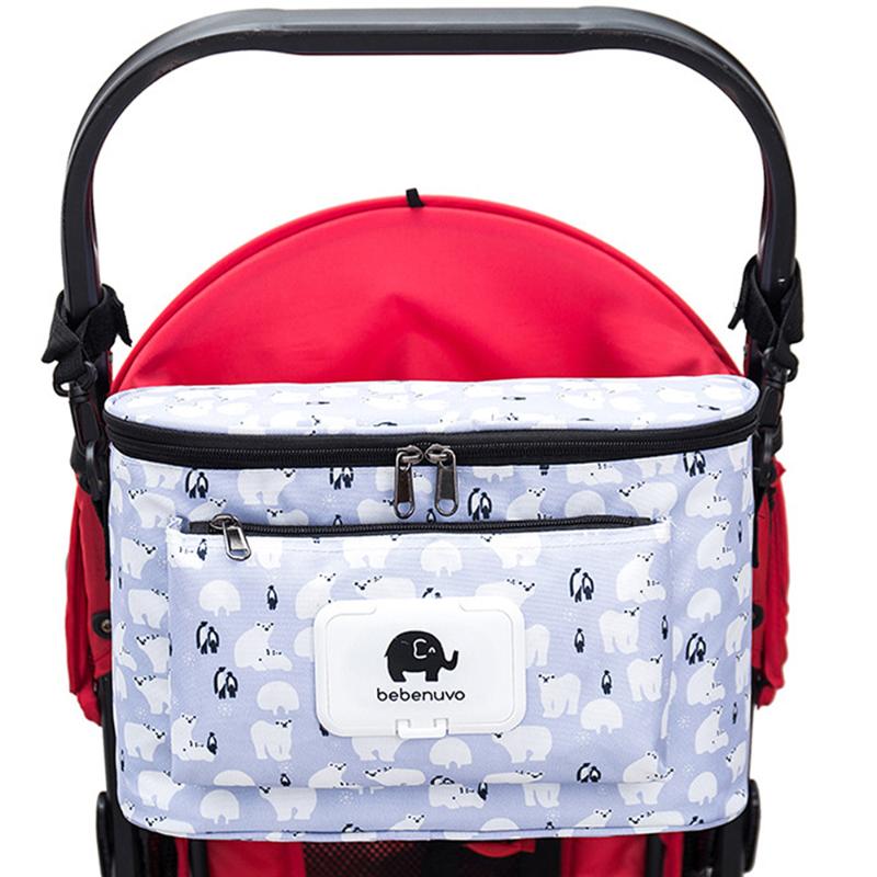 

Large capacity diaper bag Cartoon Baby Stroller Bag Organizer Nappy diaper Pram Cart Basket Hook Stroller Accessories, 10