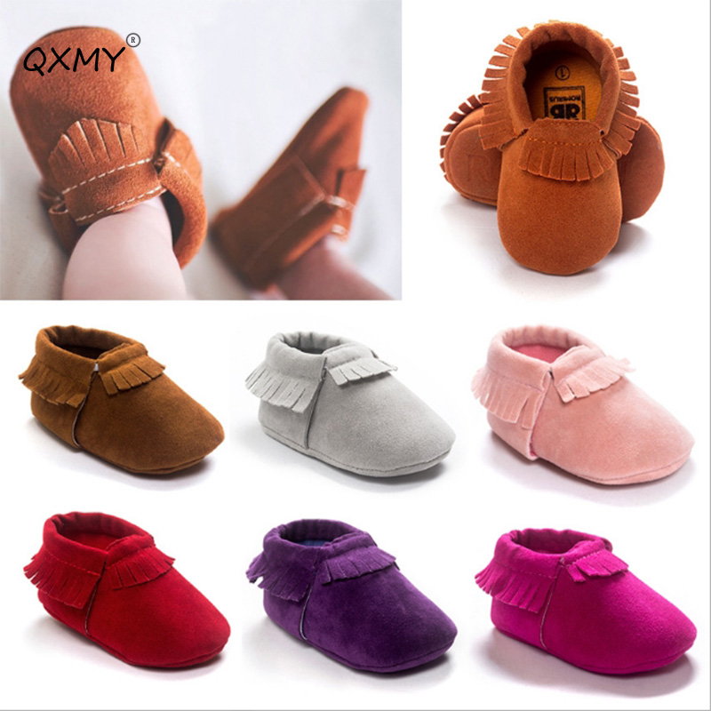 

QXMY Baby Shoes First Walkers Newborn Shoes For Children Infant Girl Boy Soft Soles Baby Booties Spring Autumn, Black