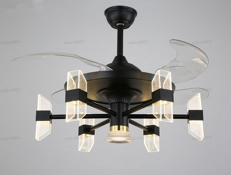 

42 inch Minimalist Ceiling ventilator lamp fan chandelier with fans living room bedroom fans lamps house dining room lighting LLFA