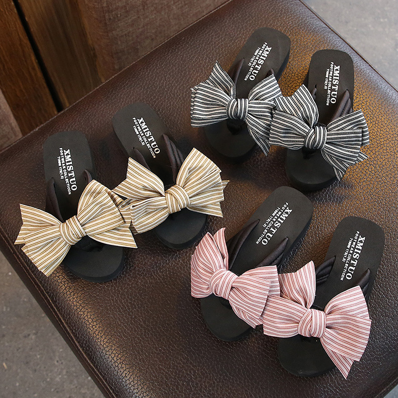 

Girls Shoes Fashion Beach Shoes Pinch Sandals Female Flowers Slippers Women Wear Summer New Non-slip Eur 25-42, Pink