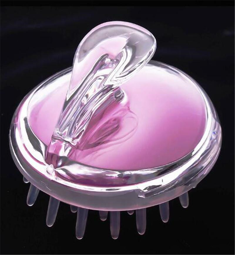 DHL FREE Silicone Head Massager Shampoo Scalp Massage Brush Hair Washing Comb Body Massage Brush-image-556456128