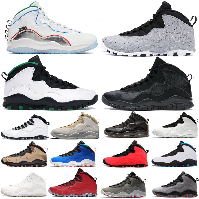 

Wings 10s Drake OVO black light smoke grey Mens basketball shoes Seattle Chicago steel shadow 10 Jumpman trainers mens sports sneakers