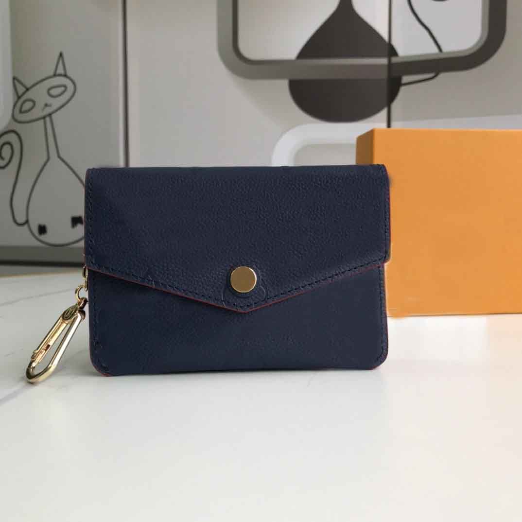 

Hot Fashion key wallet men womens handbags purse clutch wallet leather designer coin purse short card holder wallet with original box 13x9cm