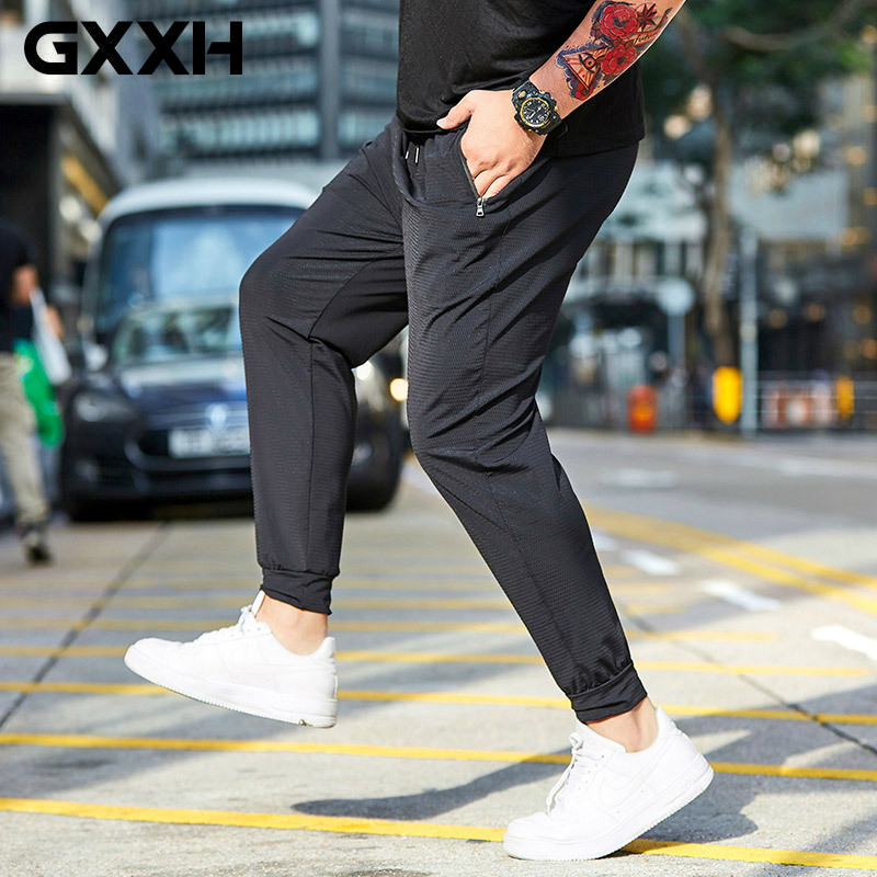 

GXXH 2020 Summer New Breathable Large Size Men's Pants Plus Size 6XL Men Fashion Stretchy Trousers Jogger Casual Pants Loose Fit, K10252