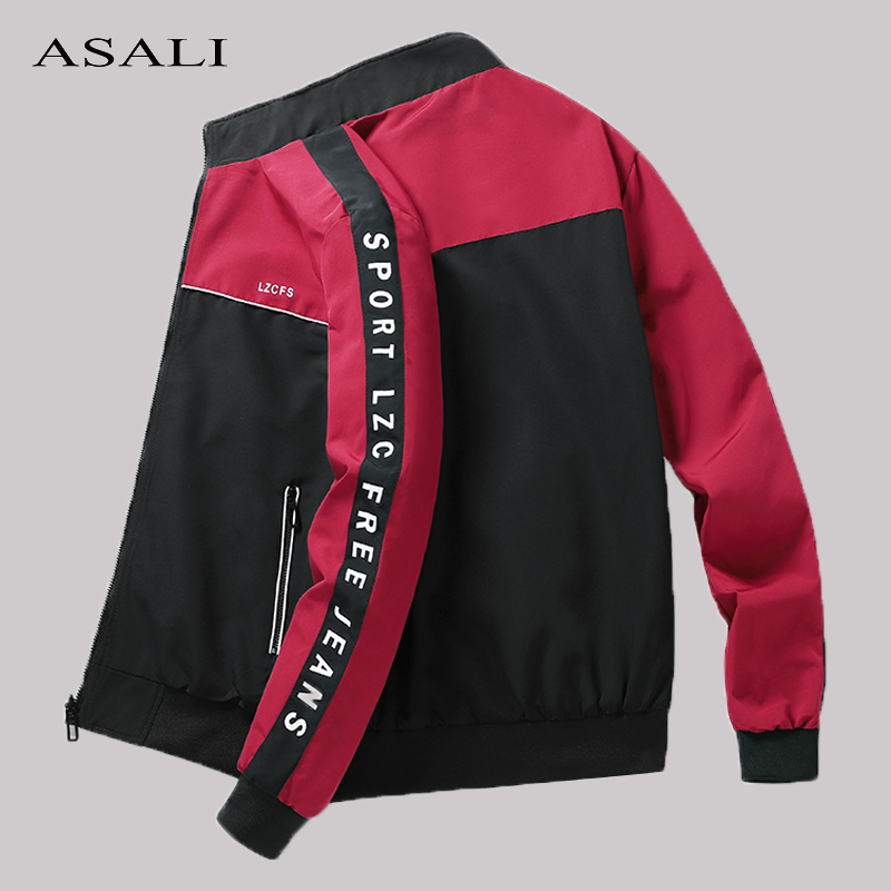 

Patchwork Slim Bomber jackets Men's Casual Tactical Double Side Jacket Men Sportswear Autumn Winter Overcoats Male Windbreaker, Xsx320armygreen