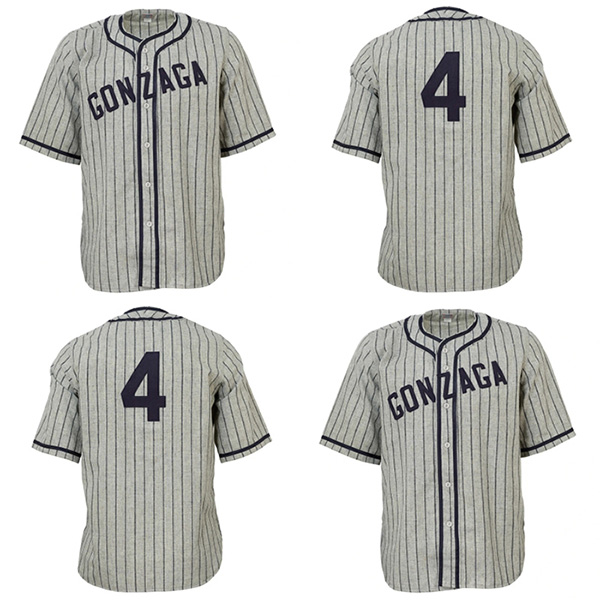 

Gonzaga Bulldogs 1945 Road Jersey Shirt Custom Men Women Youth Baseball Jerseys Any Name And Number Double Stitched, Blue;black