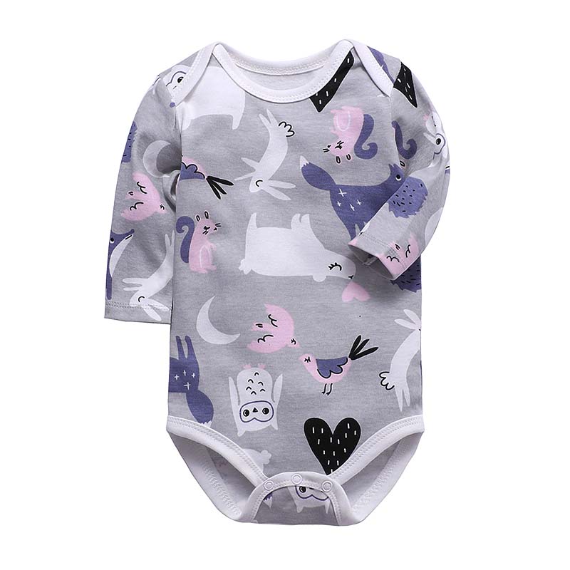 

Newborn Clothing Baby Bodysuit 100% Cotton Body Baby Long Sleeve Underwear Infant Boys Girls Clothes Baby's Sets, Ch19001-004