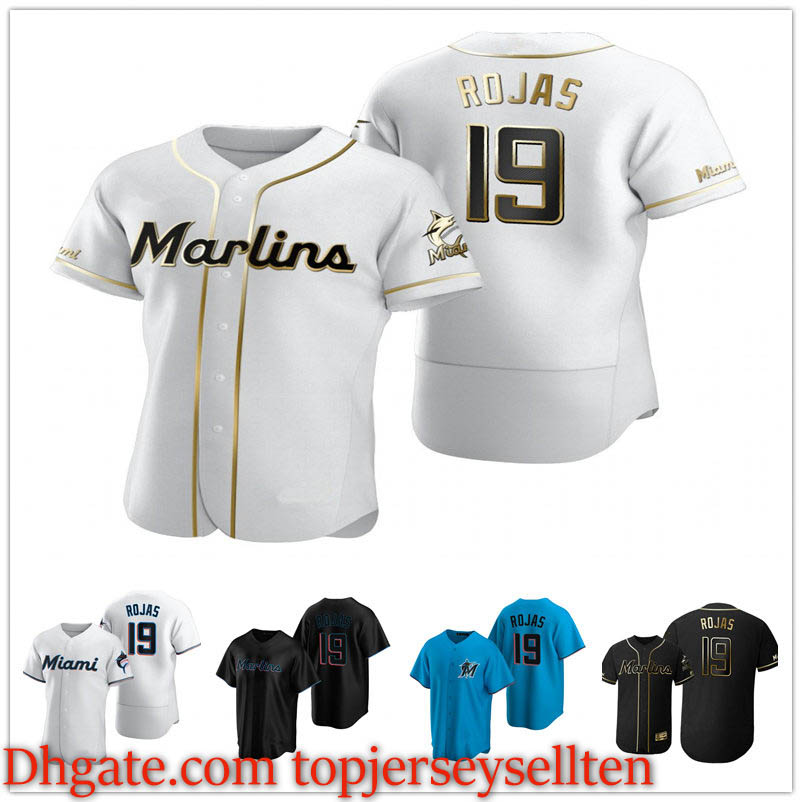

Miami Marlins MEN WOMEN YOUTH 19 Miguel Rojas 2020 Authentic baseball Jersey