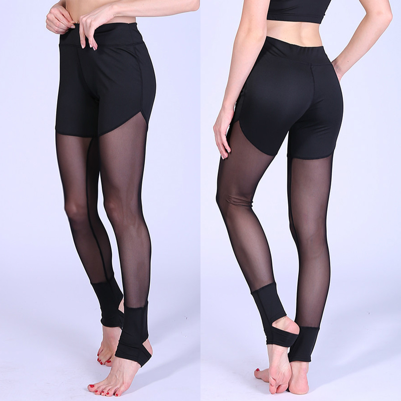 yoga tights with feet