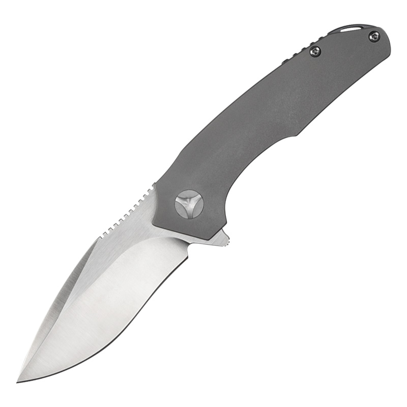 

Folding knife M390 steel Titanium handle Pocket knife Outdoor hiking hunting rescue