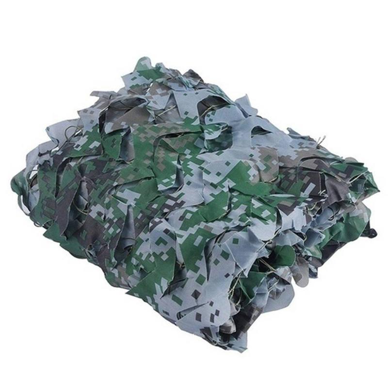 

Camping Camo Net 2x1M 3x1.5M 4x2M 5x3M Woodland Jungle Camouflage Net Fishing Shelter Hide Netting