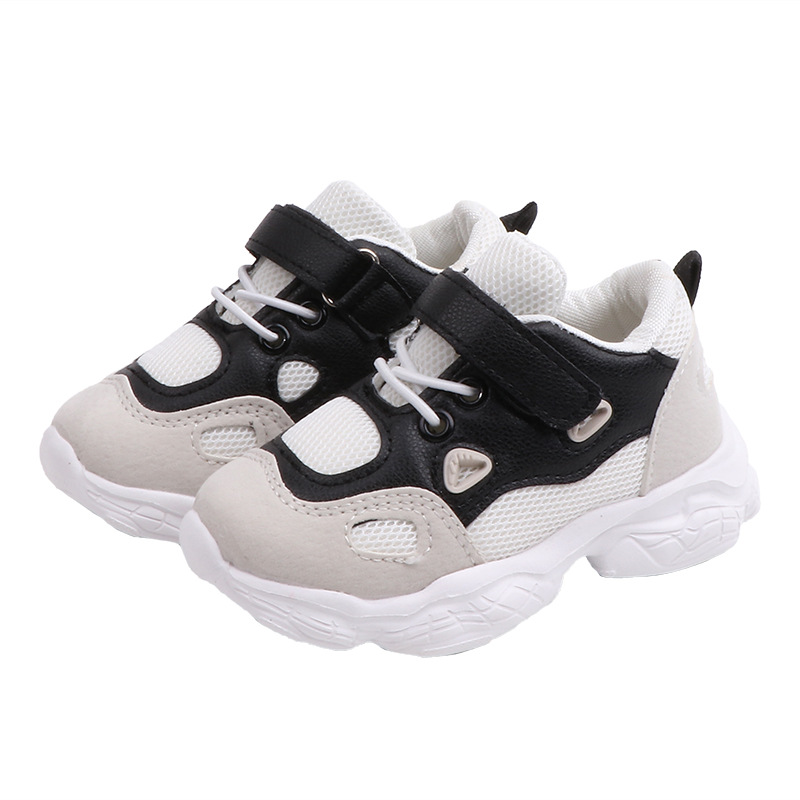 

Girl Boys Autumn Mesh Shoes Baby Kids Sneakers Trainers For Toddler Non-Slip Sport Shoes Children Casual 1 2 3 4 5 6 Years, Black