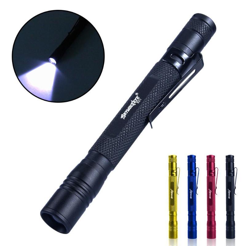 

50000LM Mini XPE LED Torch Clip Penlight Lamp 3 Modes Waterproof Tactical