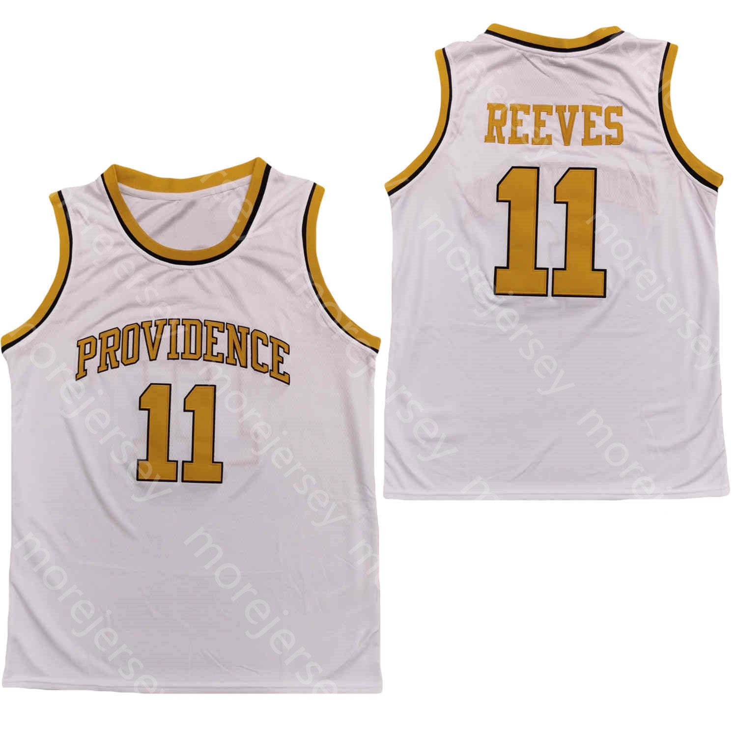

New 2020 Providence Friars Basketball Jersey NCAA College 11 Reeves White All Stitched And Embroidery Size S-3XL, As pic