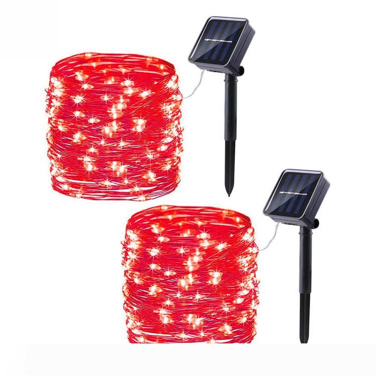 

LED Outdoor Solar Lamp String Lights 50 100 200 LEDs Fairy Holiday Christmas Party Garland Solar Garden Waterproof crestech