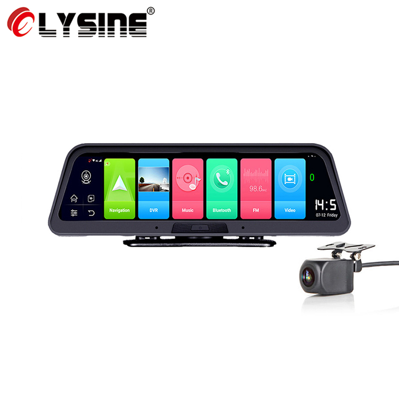 

Olysine 10 Inch 4G WiFi Car DVR Android GPS Navigation ADAS Dash Cam Full HD 1080P Car Video Recorder Dual Lens Dashboard camera