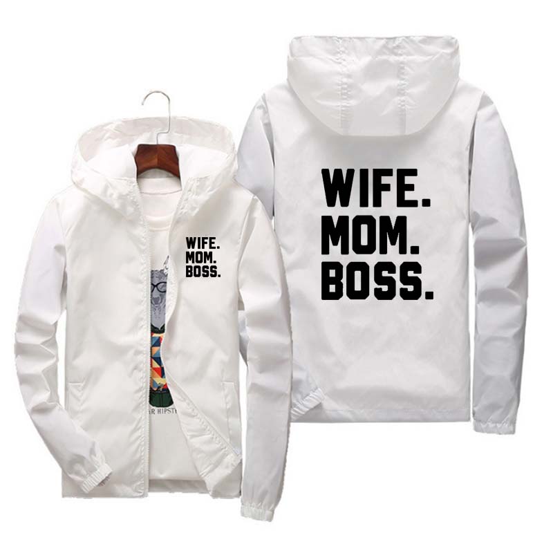 

2020WIFE MOM BOSSClothing for Fishing Jacket Men Sun Protection Clothing Fishing Shirt Thin Breathable Summer Zipper Clo, White black