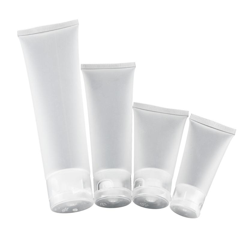 

5pcs/lot Travel Empty Clear Tube Cosmetic Cream Lotion Shampoo Bath Lotion Containers Refillable Bottles 20ml/ 30ml/ 50ml/ 100m