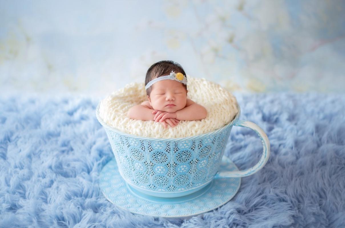 

Creative new iron basket cup accessories newborn photography props infant studio shooting photo prop shower gift