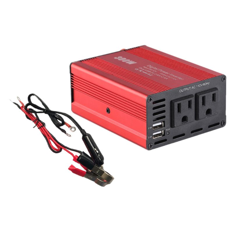 

300W Car Inverter DC12V to AC110V / 220V Cars Charger Power Inverters E7CA