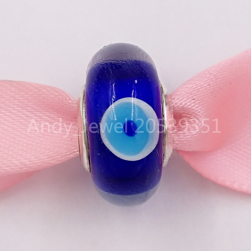 

Authentic 925 Sterling Silver Beads Charms Fits European Pandora Style Jewelry Bracelets & Necklace Murano 106