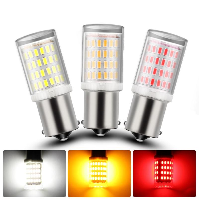 

1Pc 1157 BAY15D P21/5W Led 1156 BA15S P21W LED Bulb R5W R10W S25 Car Turn Signal Lights Reverse Lamp DRL Auto White Red Yellow, As pic