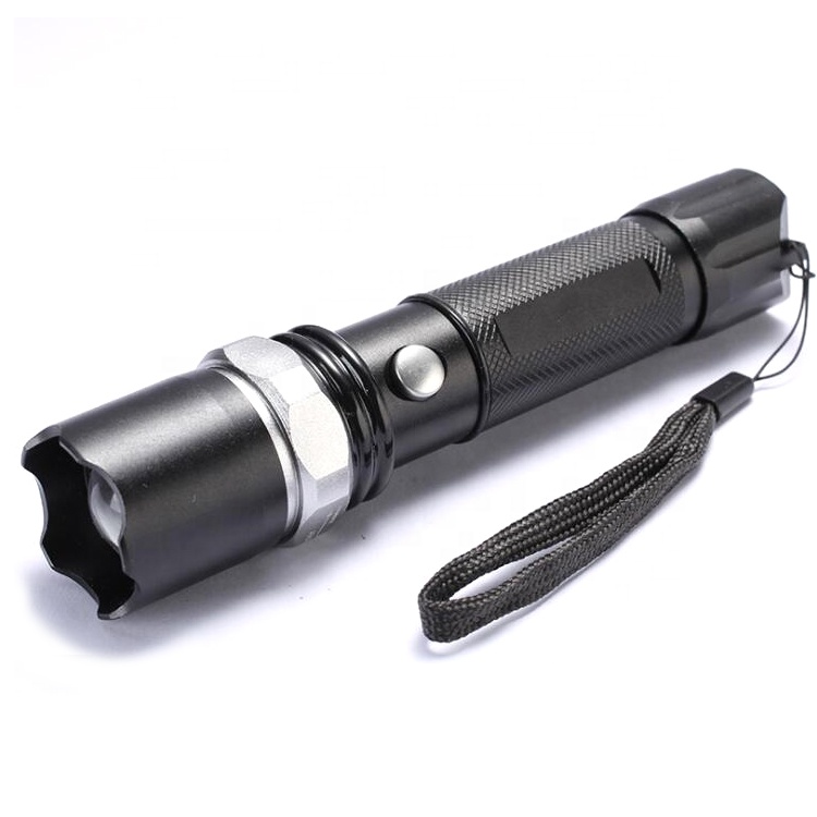 

Aluminium Alloy Rotating Zoom Rechargeable Led Torch