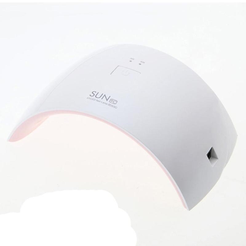 

24W UV Nail Lamp Gel Polish Curing Light LED Nail Art Lamp Gel Polish Dryer, White