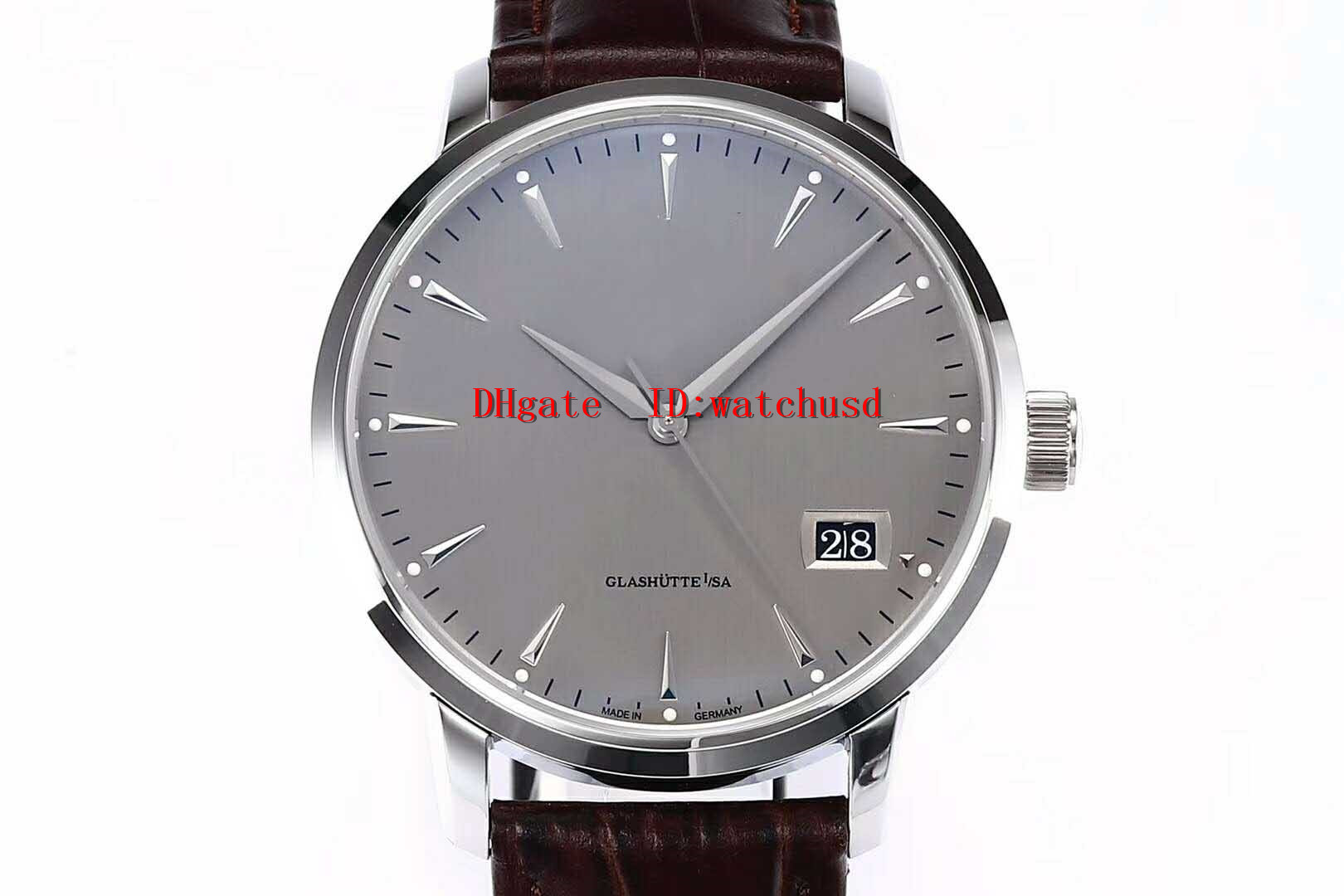 

New SENATOR Luxury Watches Stainless Steel Casual Watches Sapphire Crystal Waterproof Mens Wristwatch Swiss Cal.36-03 Automatic Mechanical