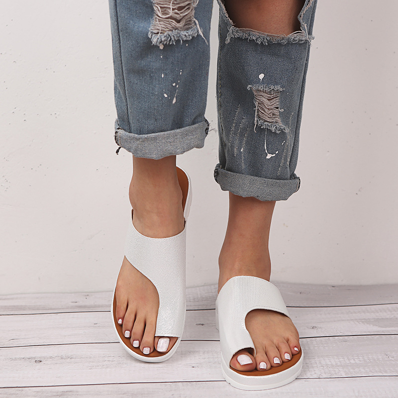 

Walking shoes women summer mules large size 41/42/43 leopard flipflops female slides flats 2020 trendy, Purple