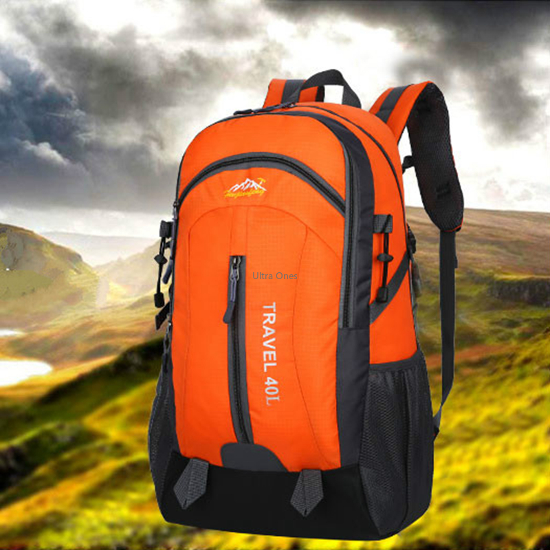 

Mountaineering Hiking Rucksack Waterproof Travel Fishing Climbing Camping Backpack Bicycle Riding Cycling Trekking Sports Bag, Black