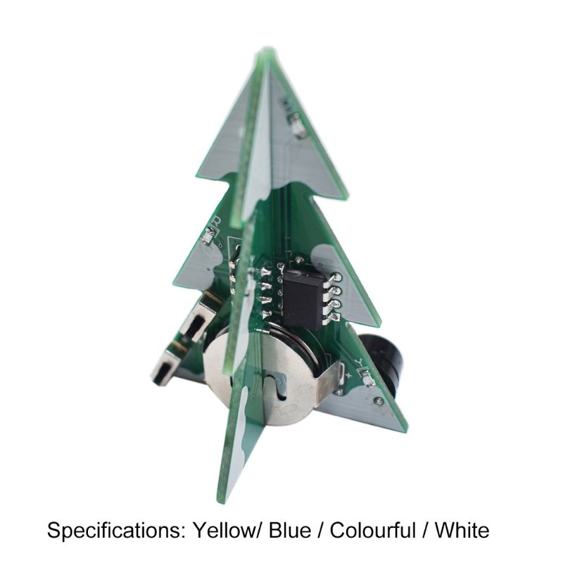 

3D Mini PCB Stereo Christmas Tree DIY Music Kit Circuit Electronic DIY Kits Gift