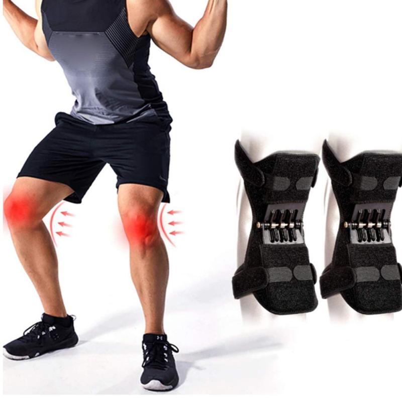 

Knee Protection Power Support Knee Pads Powerful Rebound Spring Force Sports Reduces Soreness Old Cold Leg Protection, 1pc knee pad