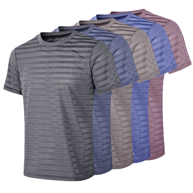 

Mens Gym TShirt Sports Jersey Sportswear For Mens Quick Dry Short Sleeve Sport Running Training Fitness Outdoor T-Shirt Men Gym, Cofe-2