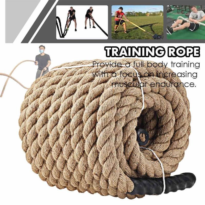 

9/12/15M Heavy Jump Rope Weighted Battle Skipping Ropes Power Training Improve Strength Fitness Home Gym Equipments