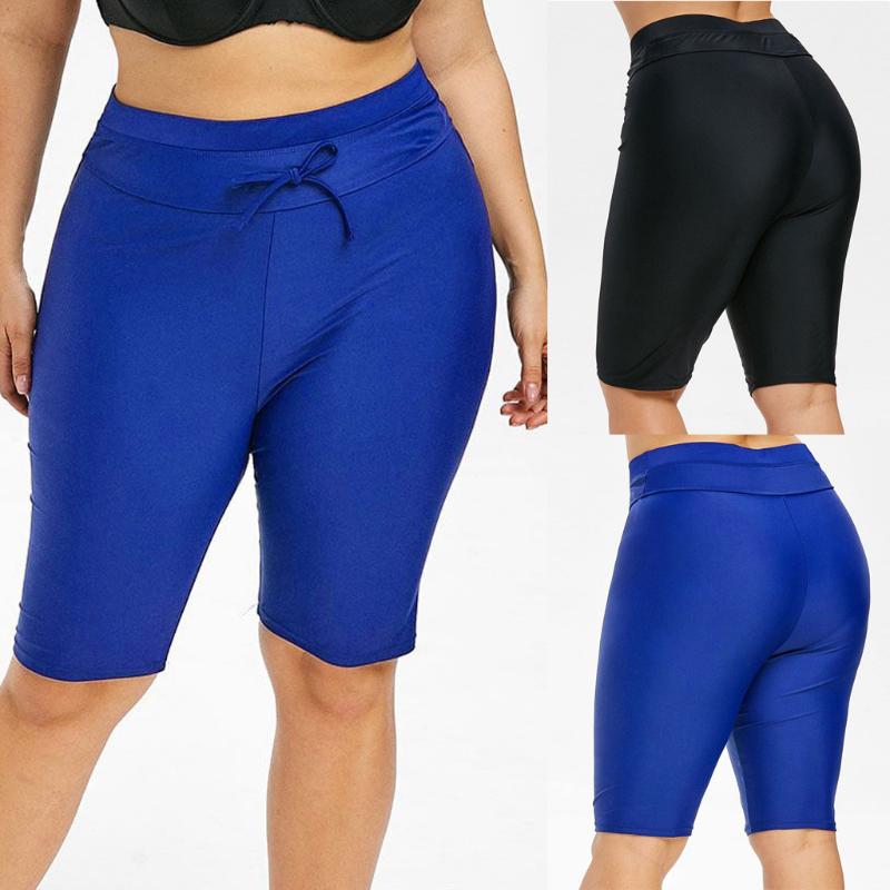 

XL- Plus Size Shorts Women Biker Shorts Casual High Waist Sport Short Pants Women korte broek dames short femme été, Black