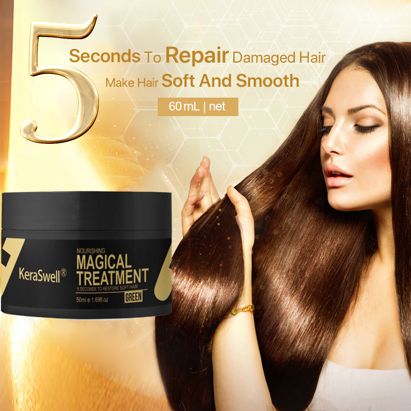 

60ml Keraswell Magic Keratin Hair Mask Repairs damaged hair roots in 5 seconds