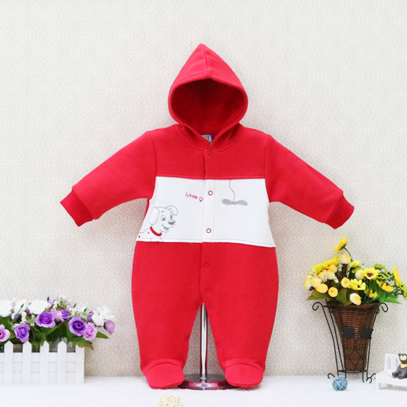 

2020 Winter Newborn Fleece One-Pieces Rompers Baby Clothing Girls Hoodie Fluffy Boys Clothes Toddler Warm Sleepwear christmas, Pink