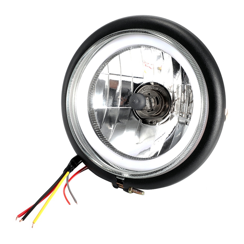 

DHBH-Motorcycle Headlights for Retro Prince Cruise Cars 6-Inch Circular Universal LED Headlight