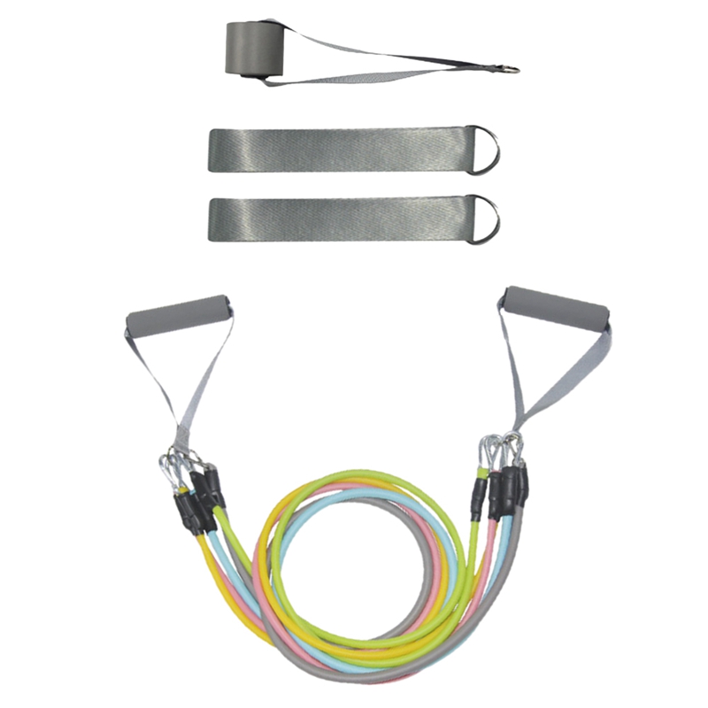 

SEWS-Resistance Bands Set Exercise Bands Portable Home Gym Accessories Stackable Up Perfect Muscle Builder