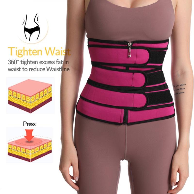 

Body Shaper Waist Cincher Corset Sweat Slimming Tummy Control Shaperwear Fitness Body Shaper Waist Trainer Belt, Black