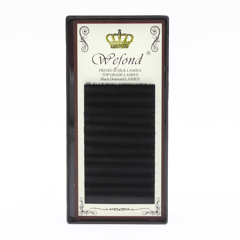 

0.07mm J B C D Curl Full Size Imitation Mink Hair False Eyelash Silk Lashes 8-14mm