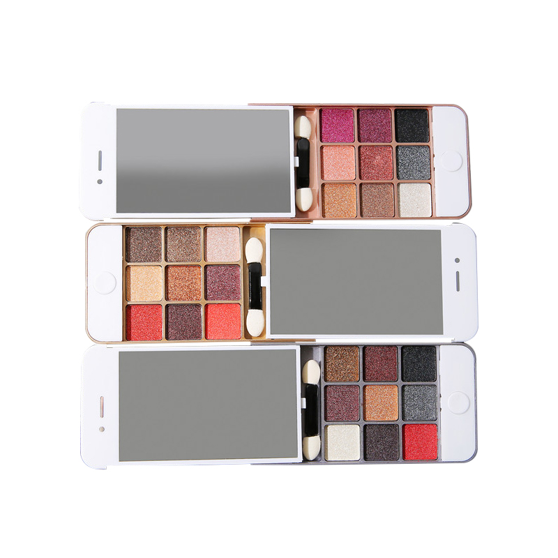 

12Color Eyeshadow Palette Desert Rose Color Shiny Matte Glitter Pigment Eye Shadow Pallete Metallic Diamond Makeup Palette TSLM1, 1pc