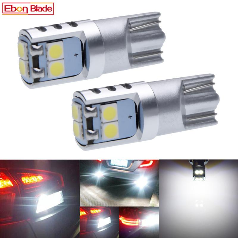 

2Pcs t10 led w5w led lamp for auto car styling 12V 24V 3030 smd t10 W5W light bulbs for auto 5W5 lights white 6000k, As pic