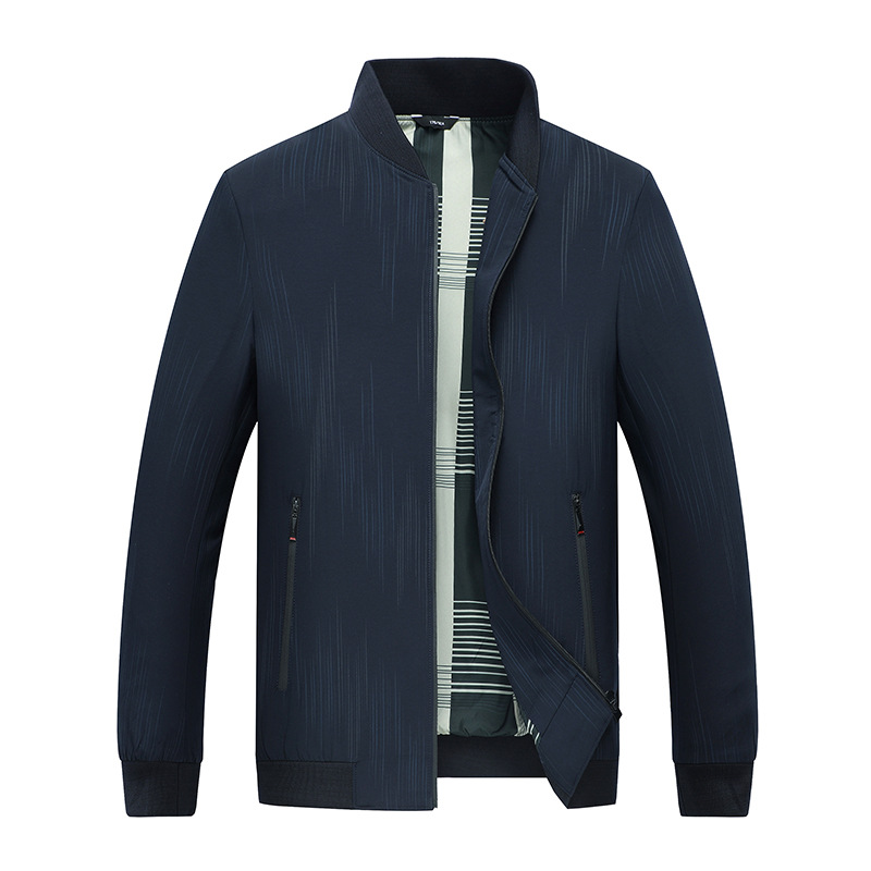 

2020 jacket men's new trend men's all-match cardigan windbreaker thin spring Casual Jacket Men Jackets and Coats Male, Black