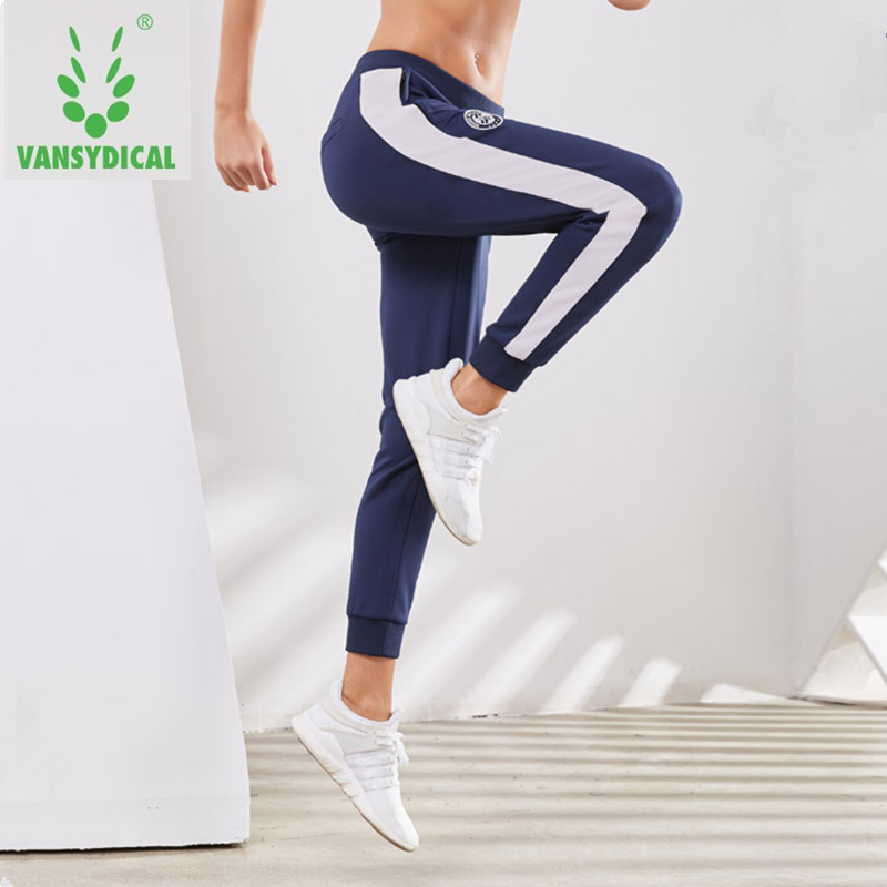 

Vansydical Sports Running Gym Yoga Pants Women' Striped Breathable Sweatpants Autumn Winter Outdoor Workout Jogging Trousers, Fp1825801