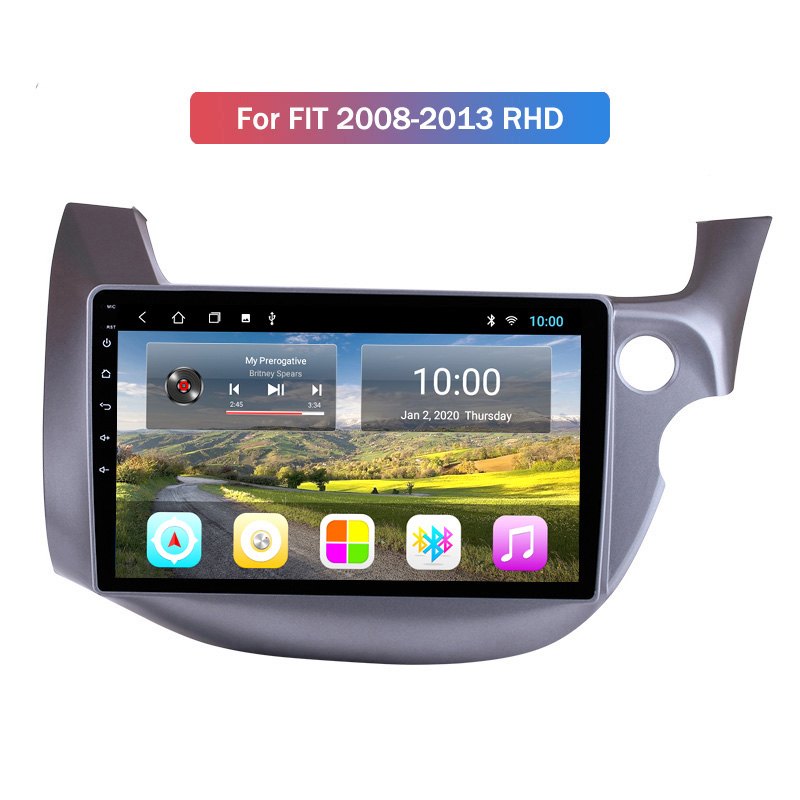 

Car Radio Video 2-din Gps With Bluetooth Mirror Link Android 10 for Honda FIT 2008-2013 RHD